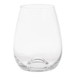 World Market Fritz Crystal Stemless Wine Glass Set of 2