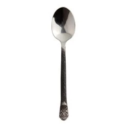 World Market Avalon Black Filigree Soup Spoon