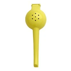 World Market Yellow Metal Handheld Lemon Juicer