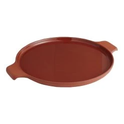 World Market Round True Terracotta Serving Platter