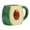 World Market Green Avocado Figural Ceramic Mug