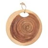 World Market Round Raw Edge Tree Ring Cutting Board