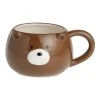 World Market Brown Bear Figural Ceramic Mug