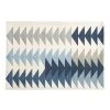 World Market Ivory and Blue Geometric Arrows Placemat
