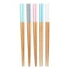 World Market Multicolor Pastel Dipped Bamboo Chopsticks 5 Pack