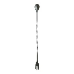 World Market Gordon Matte Black Stainless Steel Bar Spoon
