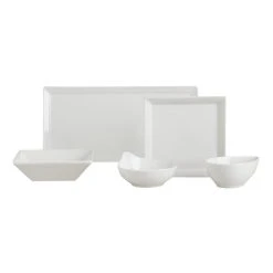 World Market Mini Square White Porcelain Tasting Plate Set Of 4 -Cheap Dining Store unnamed file 1166