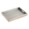 World Market Industrial Wood And Metal Serving Tray