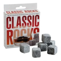 World Market Classic Rocks Soapstone Drink Stones 6 Pack