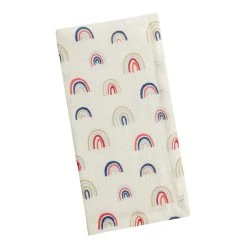 World Market Rainbows Printed Cotton Napkins Set of 4