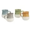 World Market Two Tone Tankard Ceramic Mug Set Of 4