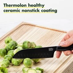 World Market GreenPan Small Chop & Grill Stainless Steel Santoku Knife -Cheap Dining Store unnamed file 1235