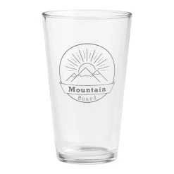 World Market Mountain Bound Pint Glass