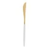 World Market Shay White And Gold Dinner Knife