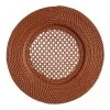 World Market Honey Rattan Charger