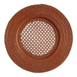 World Market Honey Rattan Charger