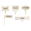 World Market Gold Stainless Steel Cheese Markers 5 Pack