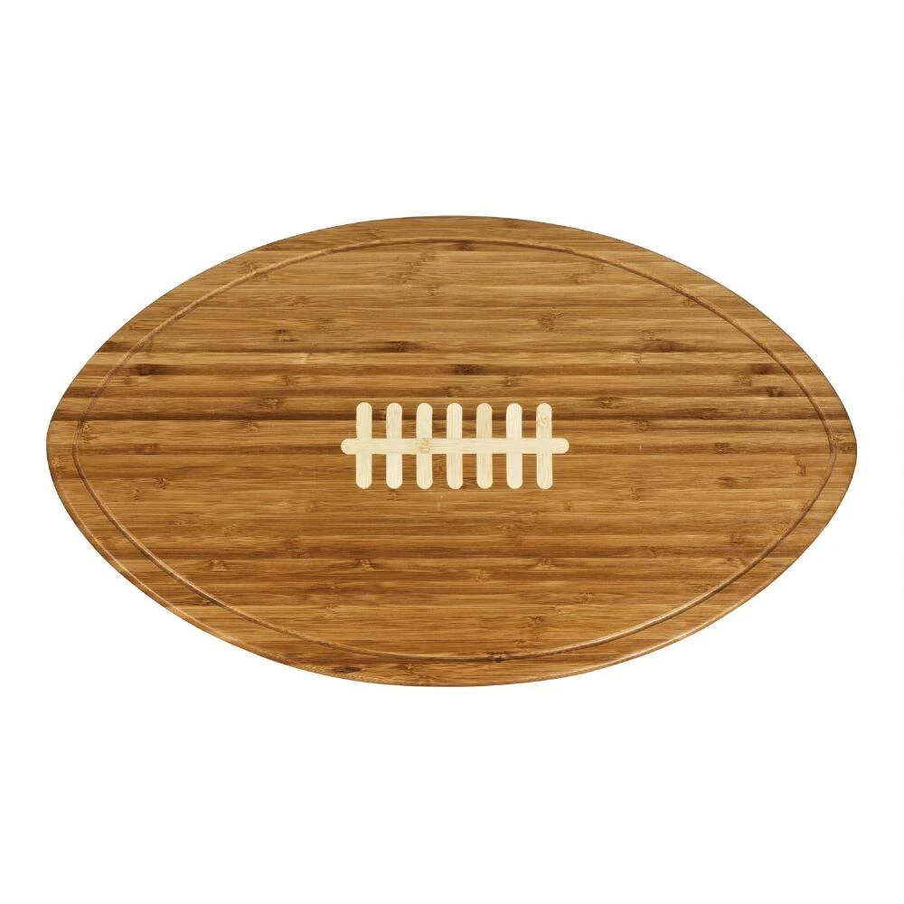World Market Bamboo Football Kickoff Cheese Board 2 World Market Bamboo Football Kickoff Cheese Board - Image 2