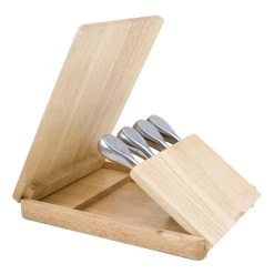 World Market Folding Cheese Board Tool Set