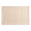 World Market Natural Ivory And Brown Chevron Placemat
