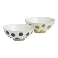 World Market Polka Dot Rice Bowl
