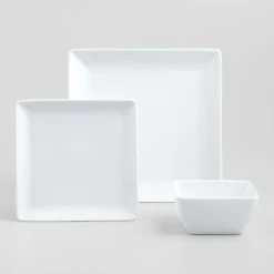 World Market Square White Porcelain Coupe Salad Plate -Cheap Dining Store unnamed file 1409