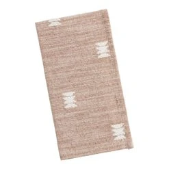 World Market Gray and White Chambray Napkin Set of 4