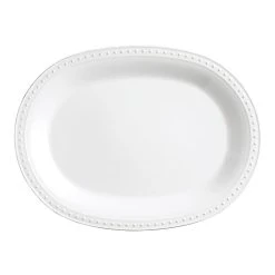 World Market White Nantucket Serving Platter