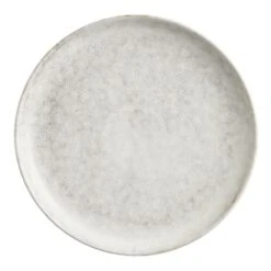 World Market Vita Ivory And Brown Reactive Glaze Salad Plate