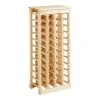 World Market Pine Wood 44 Bottle Wine Rack