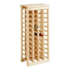 World Market Pine Wood 44 Bottle Wine Rack -Cheap Dining Store unnamed file 179