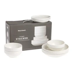 World Market Ceramic Stacked 12 Piece Dinnerware Set -Cheap Dining Store unnamed file 224