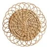World Market Round Natural Fiber Loop Placemat