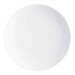 World Market Coupe White Porcelain Dinner Plate Set Of 4
