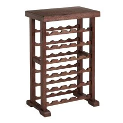 World Market Verona Mahogany 30 Bottle Wine Rack