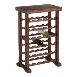 World Market Verona Mahogany 30 Bottle Wine Rack -Cheap Dining Store unnamed file 275