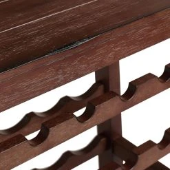 World Market Verona Mahogany 30 Bottle Wine Rack -Cheap Dining Store unnamed file 276