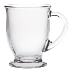 World Market Cafe Glass Mug Set Of 2