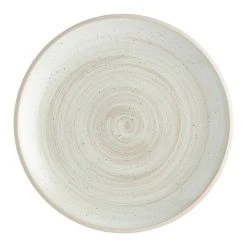World Market Wren Ivory Speckled Dinner Plate