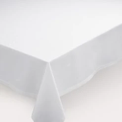 World Market White Buffet Tablecloth