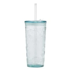 World Market Spanish Recycled Glass To Go Tumbler With Straw -Cheap Dining Store unnamed file 364