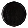 World Market Stella Matte Black Textured Dinner Plate