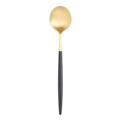 World Market Shay Black And Gold Soup Spoons Set Of 6