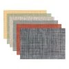 World Market Vinyl Basketweave Reversible Placemat Set Of 4