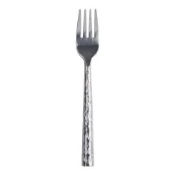 World Market Hammered Stainless Steel Salad Forks Set of 4