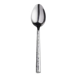 World Market Hammered Stainless Steel Soup Spoons Set of 4