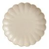 World Market Scallop Rim Speckled Dinner Plate