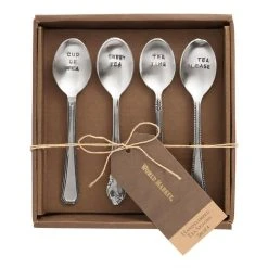 World Market Hand Stamped Teaspoons Set Of 4 -Cheap Dining Store unnamed file 567