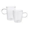 World Market Double Wall Borosilicate Glass Mug