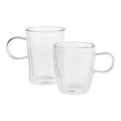World Market Double Wall Borosilicate Glass Mug